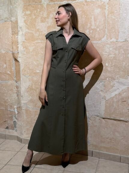 Vestido estilo militar