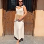 Vestido punto con detalle tirantes