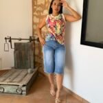 Top estampado