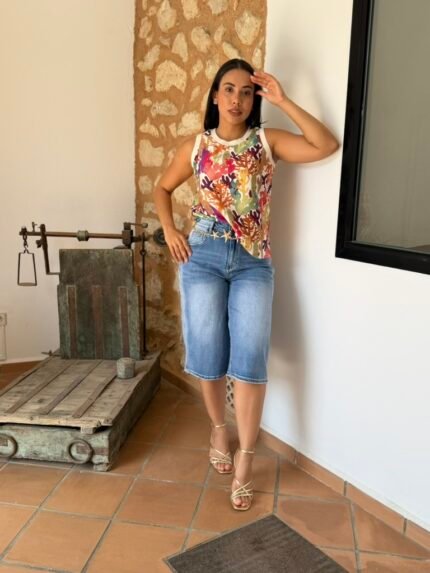 Top estampado