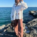 Camisa conchas y caracolas