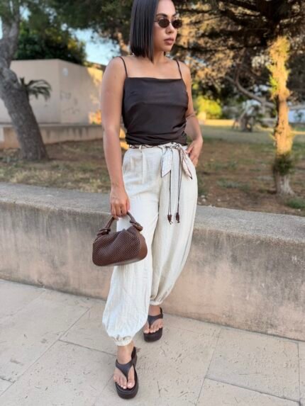 Pantalon bombacho pañuelo