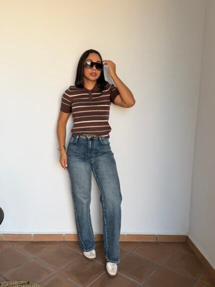 Vaquero tachuelas Wide Leg