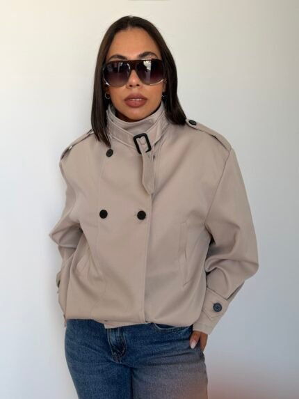Gabardina corta