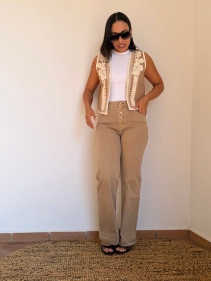 Vaquero Beige botones