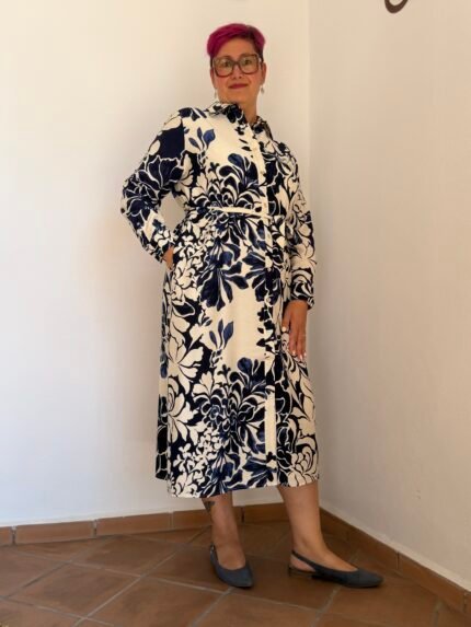 Vestido estampado flor