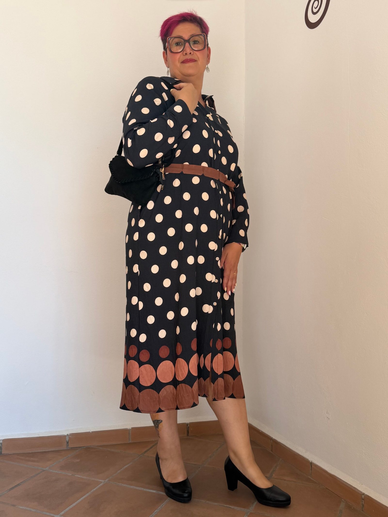 IMG_3368 Vestido topos beige - Imagen 1