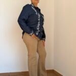 Camisa vaquera bordada