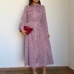 Vestido camisero rayas