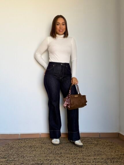 Vaquero Wide Leg costura hasta talla 48