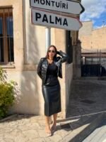 Chaqueta Napoleón efecto piel